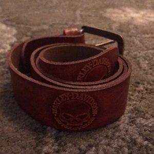 Harley Davidson leather belt